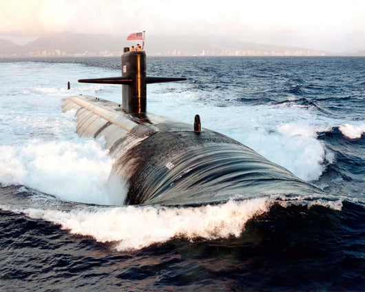 Starboard Bow Attack Submarine Wall Decal