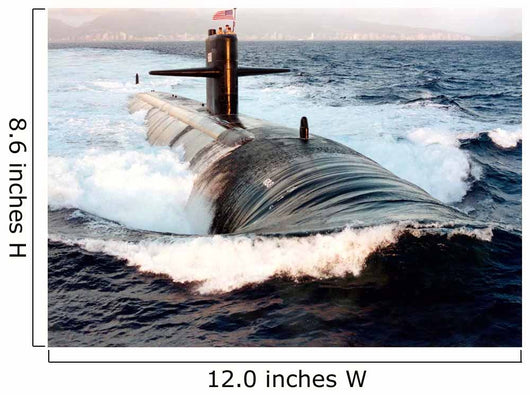 Starboard Bow Attack Submarine Wall Decal