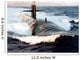 Starboard Bow Attack Submarine Wall Decal