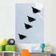 Four F-14d Tomcats Flight Wall Decal