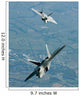 Two F A-22 Raptor Wall Decal