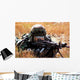 Airman Takes up Firing Wall Decal