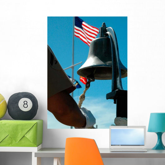 Us Marine Sounds Bell Wall Decal