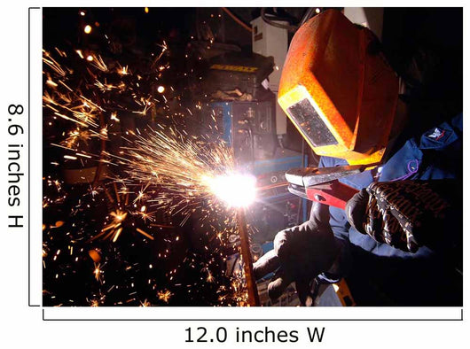 Hull Technician Practices Cutting Wall Decal
