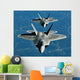 Two F-15's Fly Formation Wall Decal