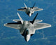 Two F-15's Fly Formation Wall Decal