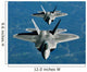 Two F-15's Fly Formation Wall Decal