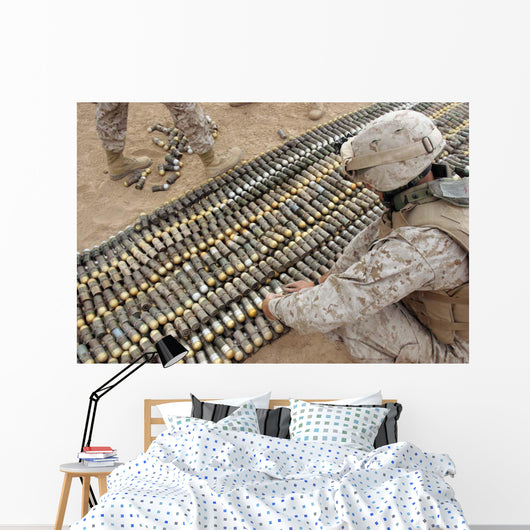 Soldiers Arrange All Ordnance Wall Decal