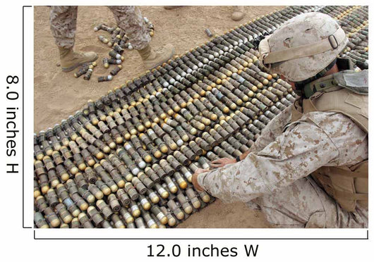 Soldiers Arrange All Ordnance Wall Decal