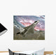 F A-22 Raptor Flies Wall Decal Design 2