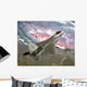 F A-22 Raptor Flies Wall Decal Design 2