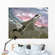 F A-22 Raptor Flies Wall Decal Design 2