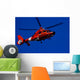Coast Guard Helicopter Wall Decal