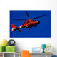 Coast Guard Helicopter Wall Decal