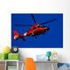 Coast Guard Helicopter Wall Decal