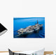 Aircraft Carrier Calm Water Wall Decal