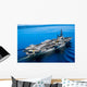 Aircraft Carrier Calm Water Wall Decal