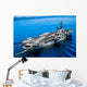 Aircraft Carrier Calm Water Wall Decal