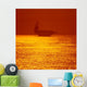 Aircraft Carrier Sunset Wall Decal