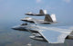 Three F A-22 Raptors Wall Decal