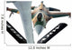 F-16 Fighting Falcon Approaches Wall Decal