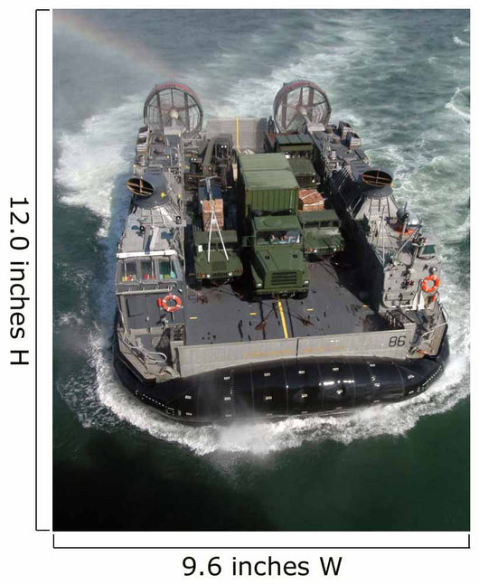 Landing Craft Air Cushion Wall Decal Design 5