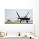 Two F-22a Raptors Taxi Wall Decal