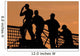 Crewmen Salute American Flag Wall Decal