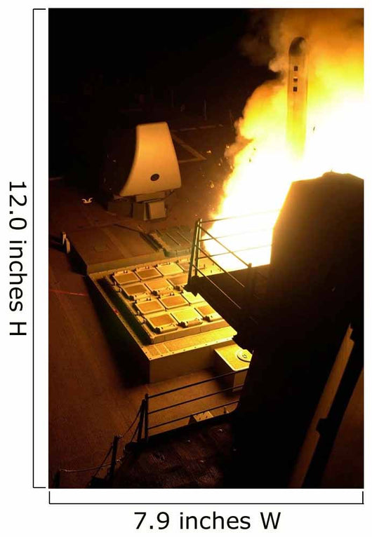 Tomahawk Land Attack Missile Wall Decal
