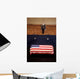 Mourner Pays His Respects Wall Decal