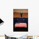 Mourner Pays His Respects Wall Decal