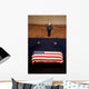 Mourner Pays His Respects Wall Decal