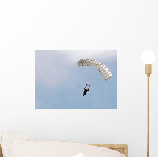 Soldier Floats to Ground Wall Decal