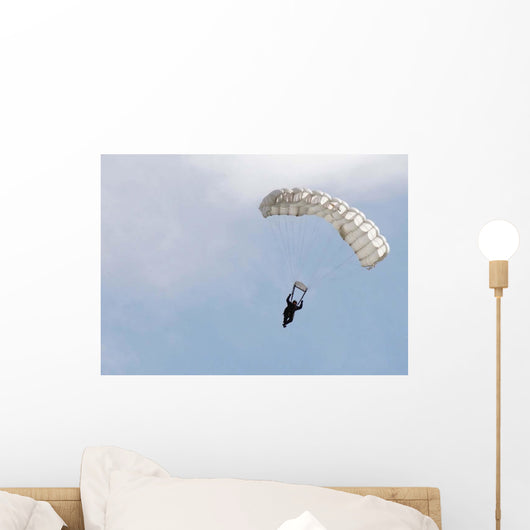 Soldier Floats to Ground Wall Decal