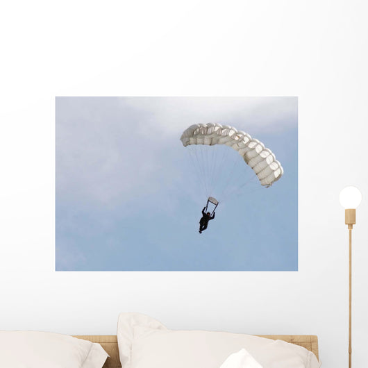 Soldier Floats to Ground Wall Decal