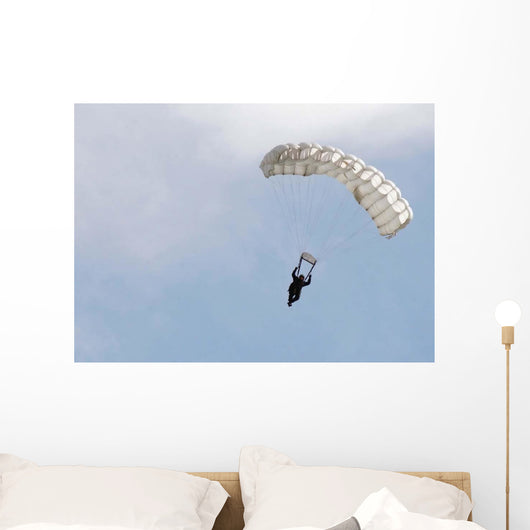Soldier Floats to Ground Wall Decal