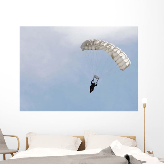 Soldier Floats to Ground Wall Decal