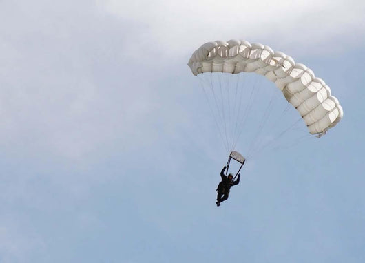 Soldier Floats to Ground Wall Decal