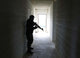 Soldier Clears Hallway Building Wall Decal