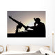 Us Soldier Talks Hand Wall Decal