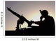 Us Soldier Talks Hand Wall Decal