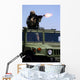 Soldier Shoots M-240b Machine Wall Decal