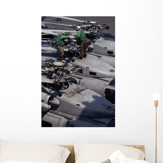 Aviation Structural Mechanics Inspect Wall Decal