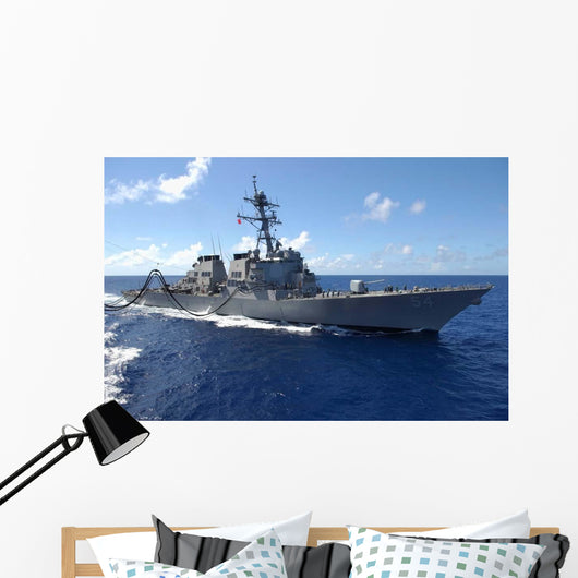 Guided Missile Destroyer Uss Wall Decal Design 6