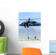 Pararescuemen Descend from Hh-60 Wall Decal