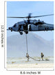 Pararescuemen Descend from Hh-60 Wall Decal