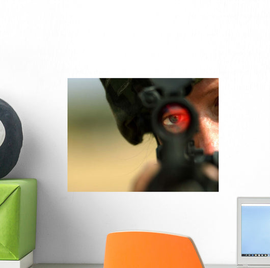 Soldier Sights Pop up Wall Decal