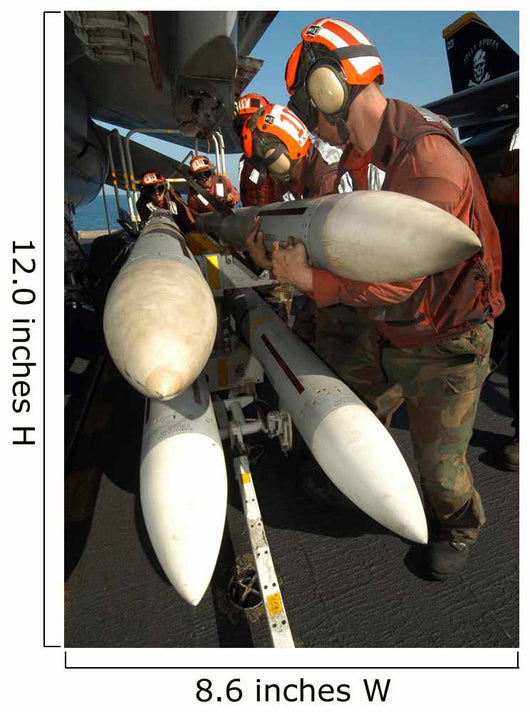 Aviation Ordnancemen Load Aim-7 Wall Decal