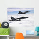 Two F A-18c Hornets Wall Decal