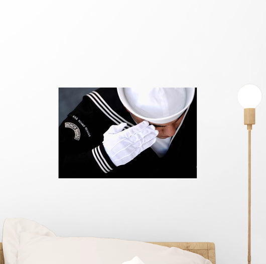 Honor Guard Member Renders Wall Decal